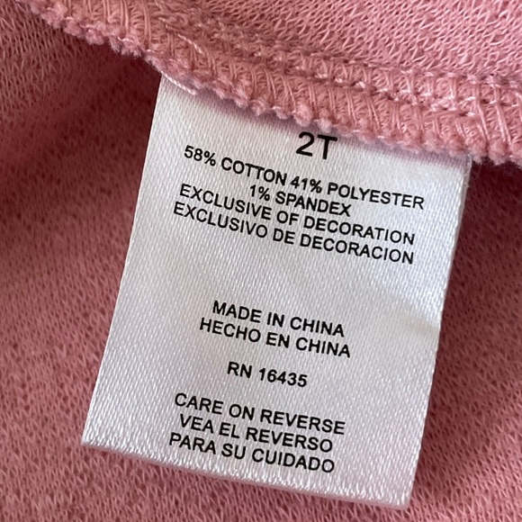 Tahari Baby Pink Textured Kids Dress belt ruffle collar Size 2T - Picture 7 of 7